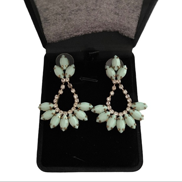 Turquoise Boho Wanderlust Beaded Teardrop Earrings - Picture 1 of 6